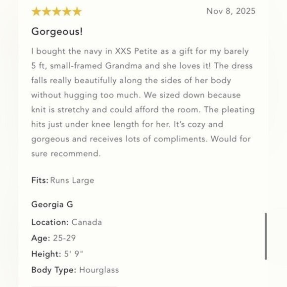 NWT Size 2X- Anthro The Delphine Cotton Sweater Twofer Mini Dress (NWT US$ 158) - Picture 12 of 16